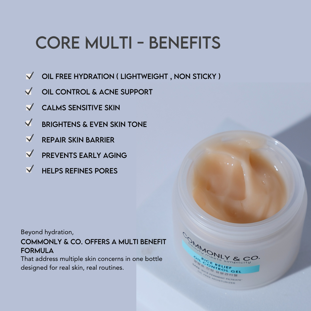 𝗦𝗮𝗸𝗲 𝗚𝗹𝗼𝘄 𝗠𝗼𝗶𝘀𝘁𝘂𝗿𝗶𝘇𝗲𝗿 ( Rice Relief Oil Control Gel )