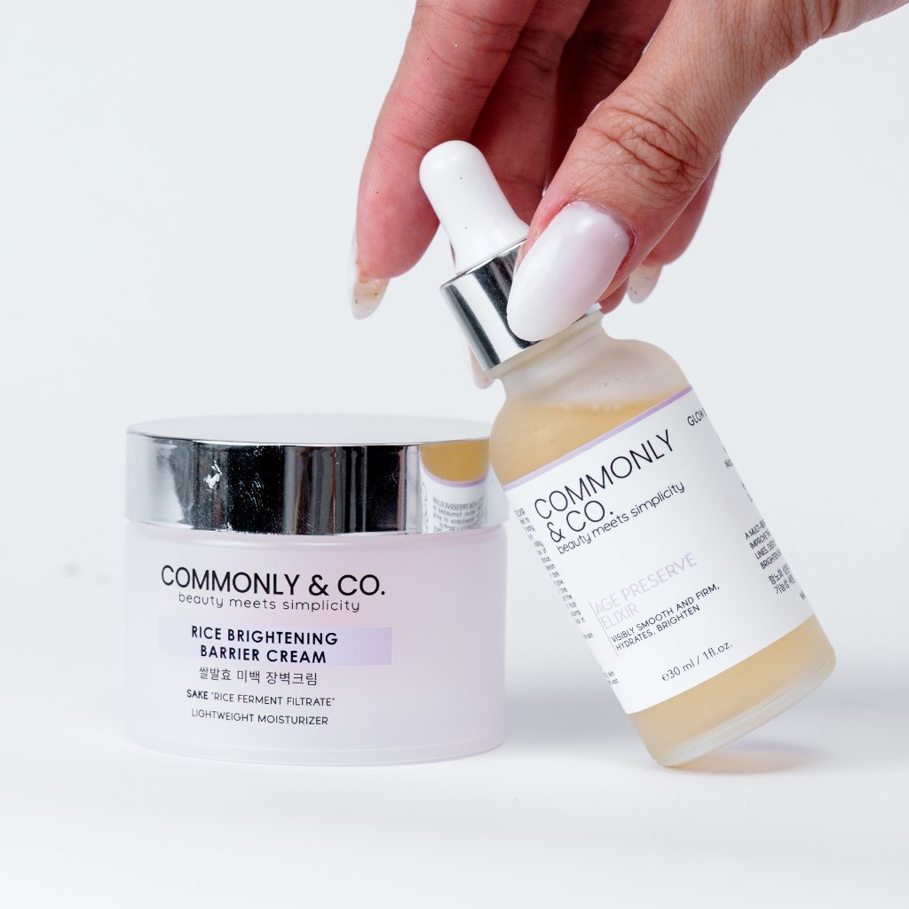 Commonly and Co. 14-Day Glow Routine Set – Serum & Moisturizer for Bright, Glowing Skin