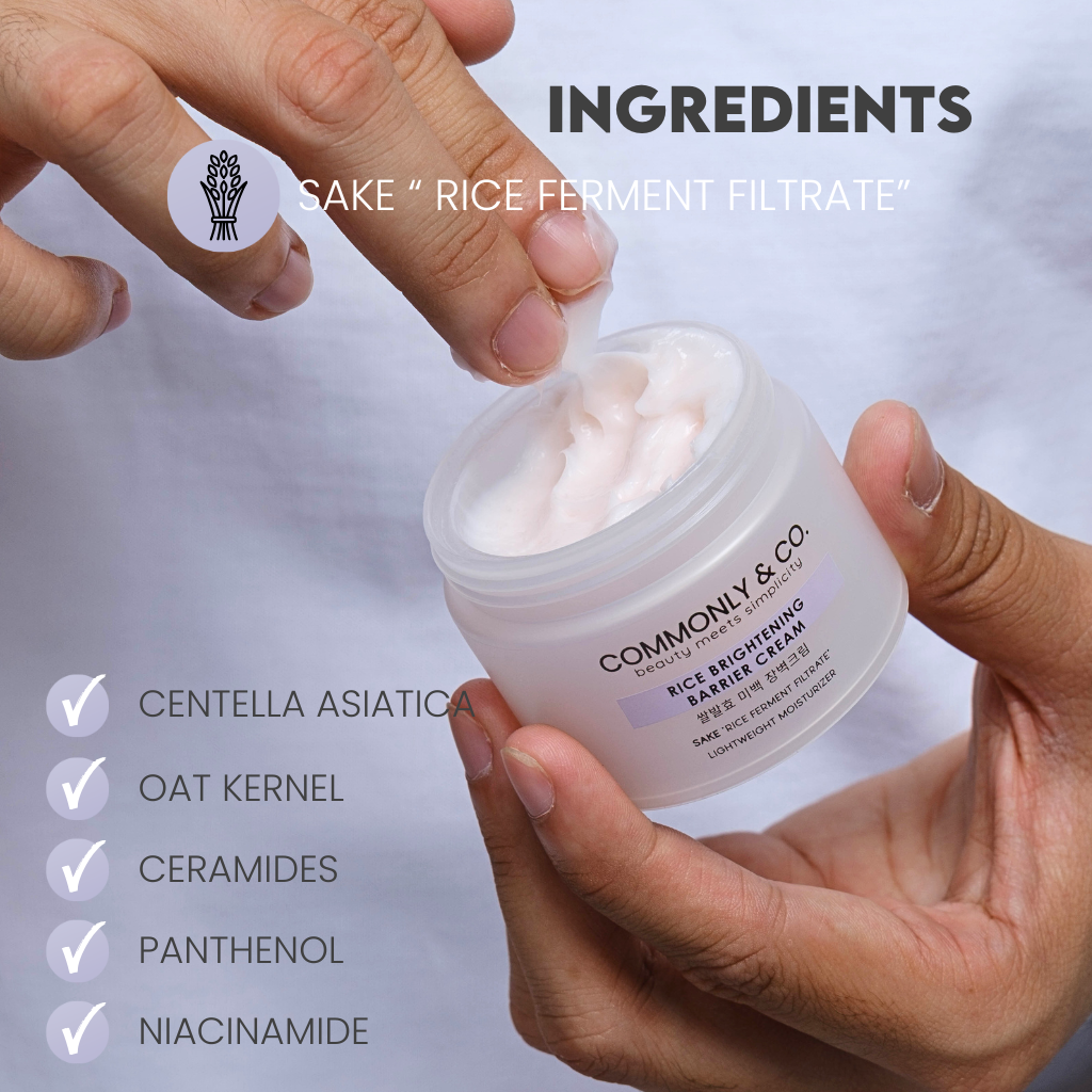 S𝗮𝗸𝗲 𝗚𝗹𝗼𝘄 𝗠𝗼𝗶𝘀𝘁𝘂𝗿𝗶𝘇𝗲𝗿 ( Rice Brightening Barrier Cream )
