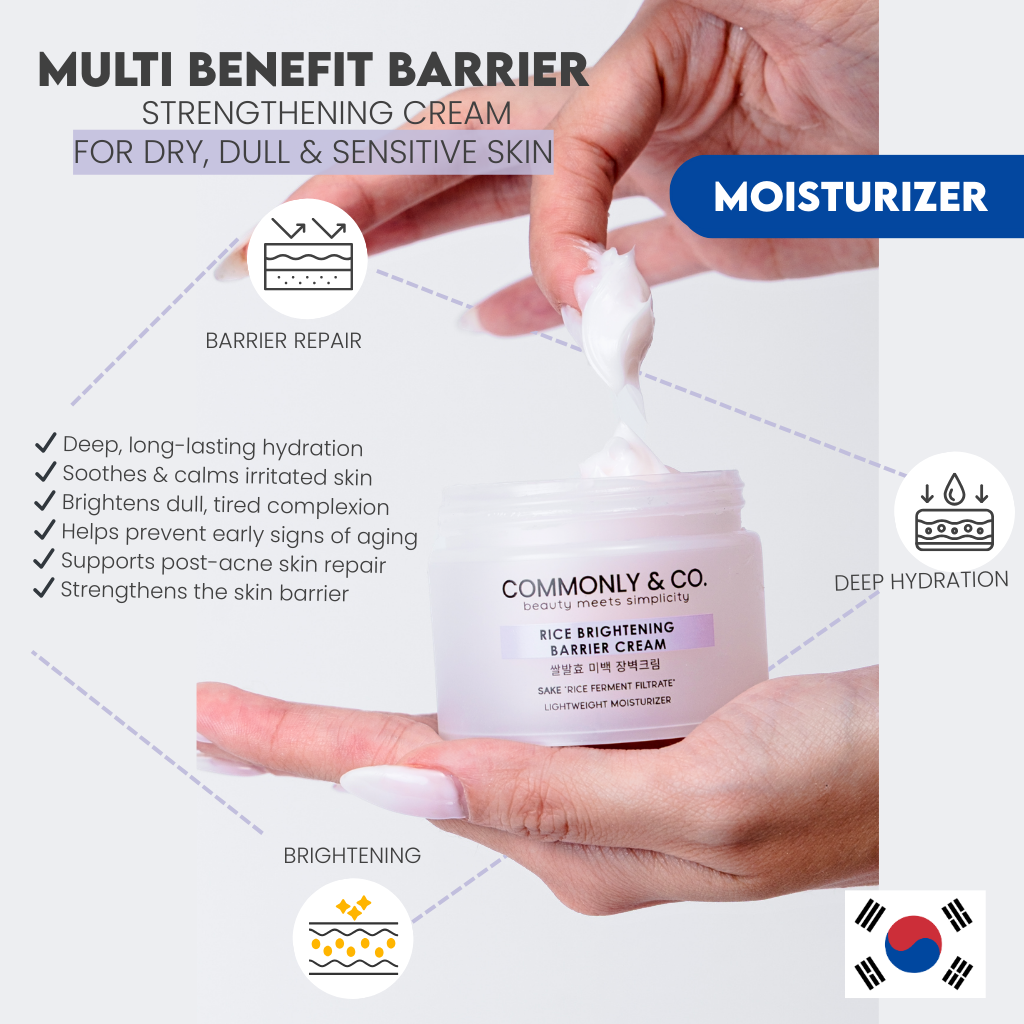 S𝗮𝗸𝗲 𝗚𝗹𝗼𝘄 𝗠𝗼𝗶𝘀𝘁𝘂𝗿𝗶𝘇𝗲𝗿 ( Rice Brightening Barrier Cream )