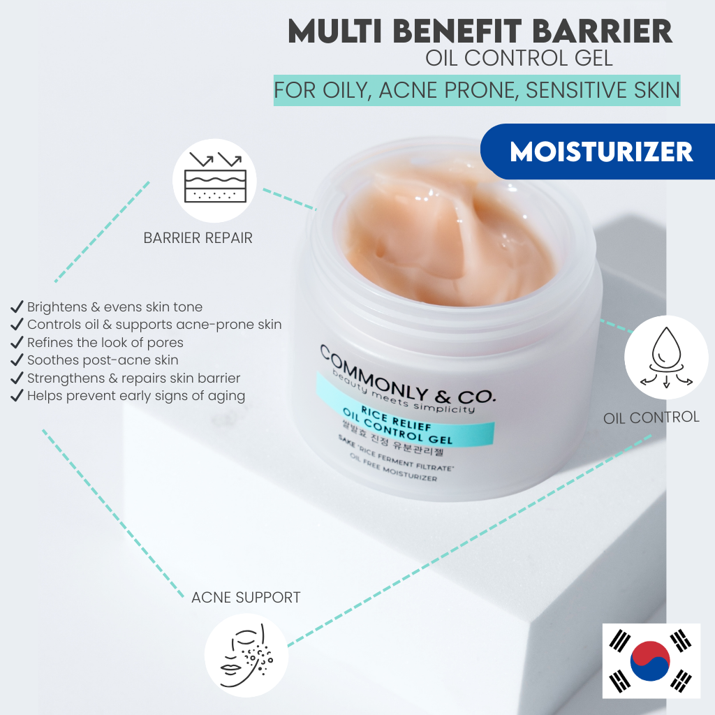 𝗦𝗮𝗸𝗲 𝗚𝗹𝗼𝘄 𝗠𝗼𝗶𝘀𝘁𝘂𝗿𝗶𝘇𝗲𝗿 ( Rice Relief Oil Control Gel )