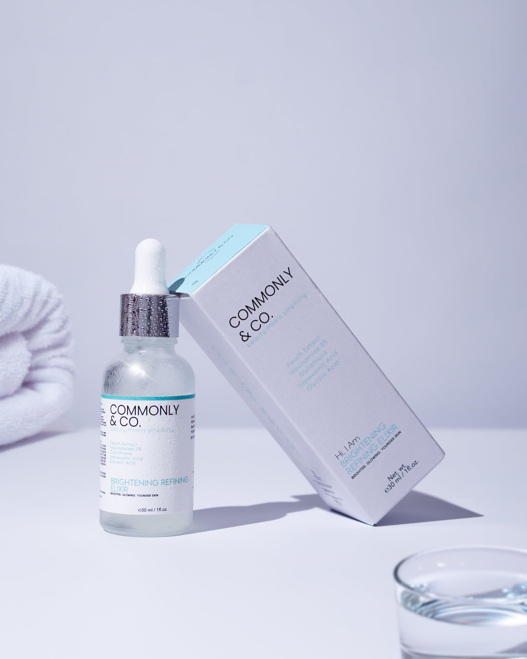 Commonly  & Co. Serum 2X Brightening refining + Age preserve